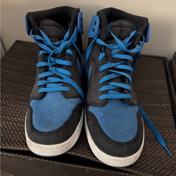 Nike Black and Blue High-Top Sneakers - Picture 2 of 5